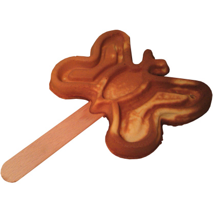 Butterfly Waffle on a stick