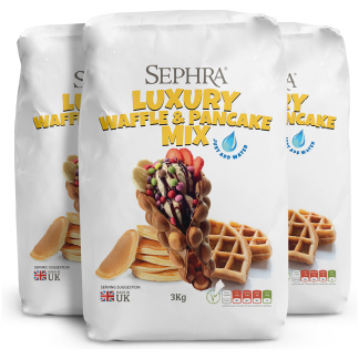Sephra Waffle & Pancake Mix 12Kg (4x3kg Bags)