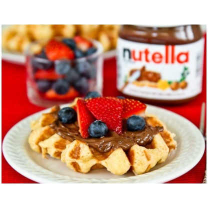 Liege Waffle with Nutella