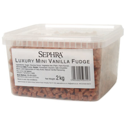 Sephra 2Kg Luxury Mini Vanilla Fudge