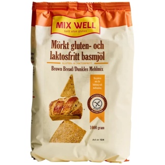 Mixwell 104 Mörkt gluten och laktosfritt basmjöl