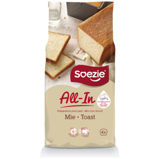 soezie rostbröd toast all-in brödmix 2.5kg