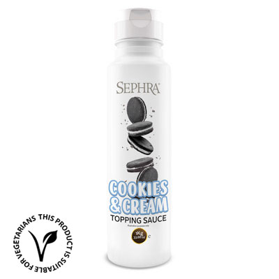 Sephra Cookies & Cream Topping Sauce 1kg