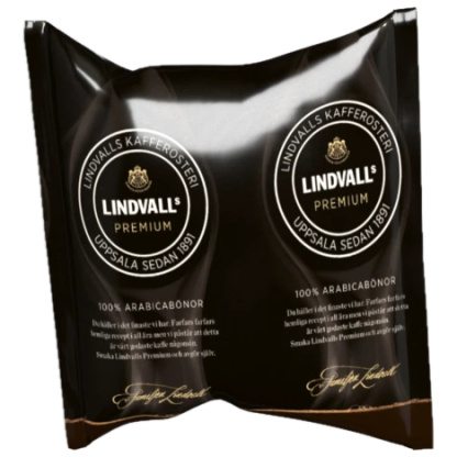 Lindvalls kaffe Premiumrost hel böna 500g