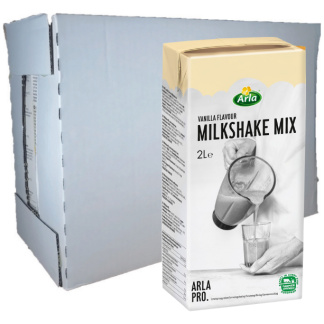 Arla® Pro Milkshake 4%, 6x2L